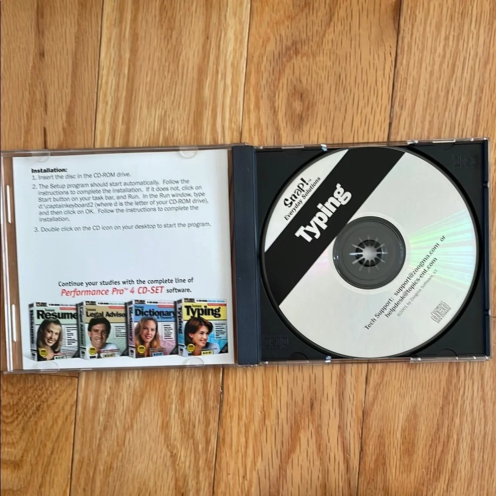 Vintage Snap! Typing CD